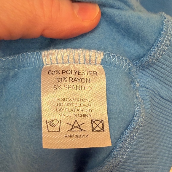 Blue Sweatshirt and Shorts Set - Picture 3 of 7